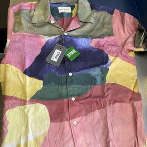 Far Afield Multicolor Abstract Shirt